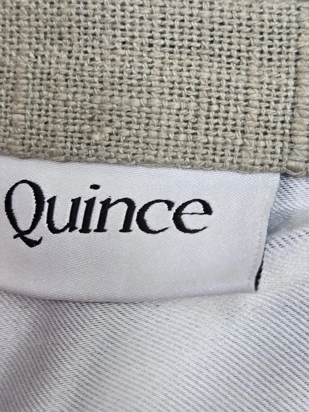 NWT QUINCE Set Of 2 48x84 Cotton Slub Blackout Curtains Grey 0776